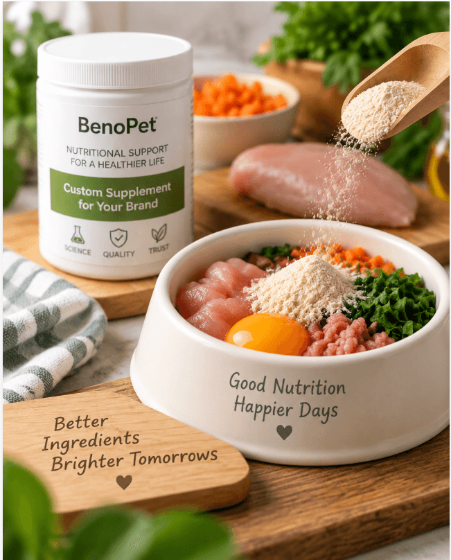 homemade cat food supplement premix powder on homemade cat meals with fresh meat