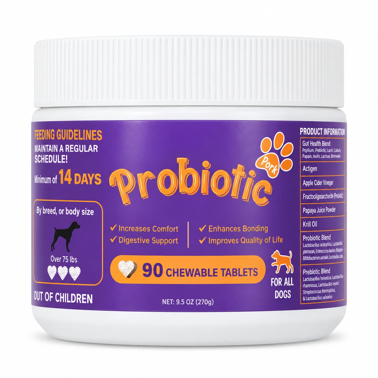 Dog Daily Probiotic Chews — wholesale pet supplement