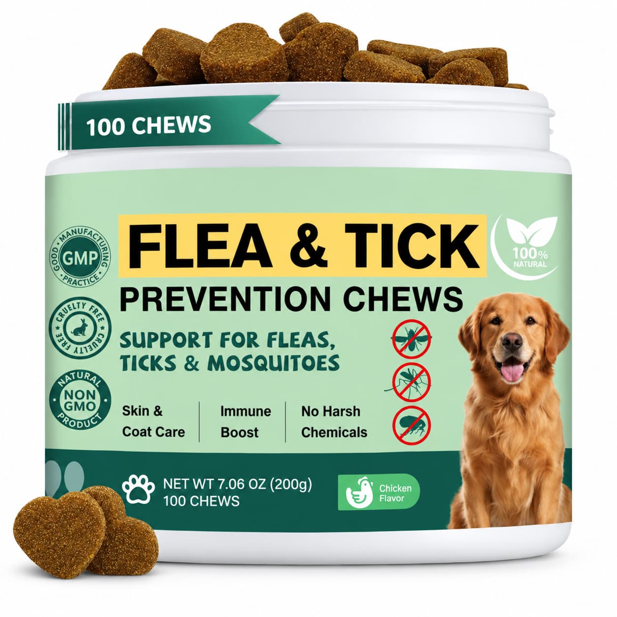 Dog Flea and Tick Chews — wholesale pet supplement