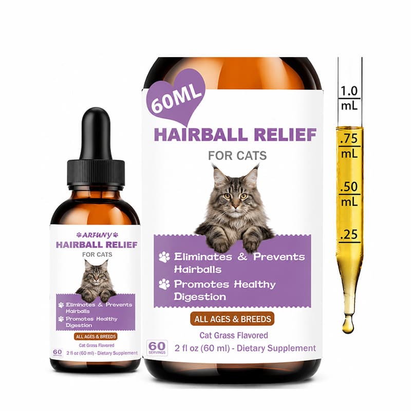 Cat Hairball Relief Drops — wholesale pet supplement
