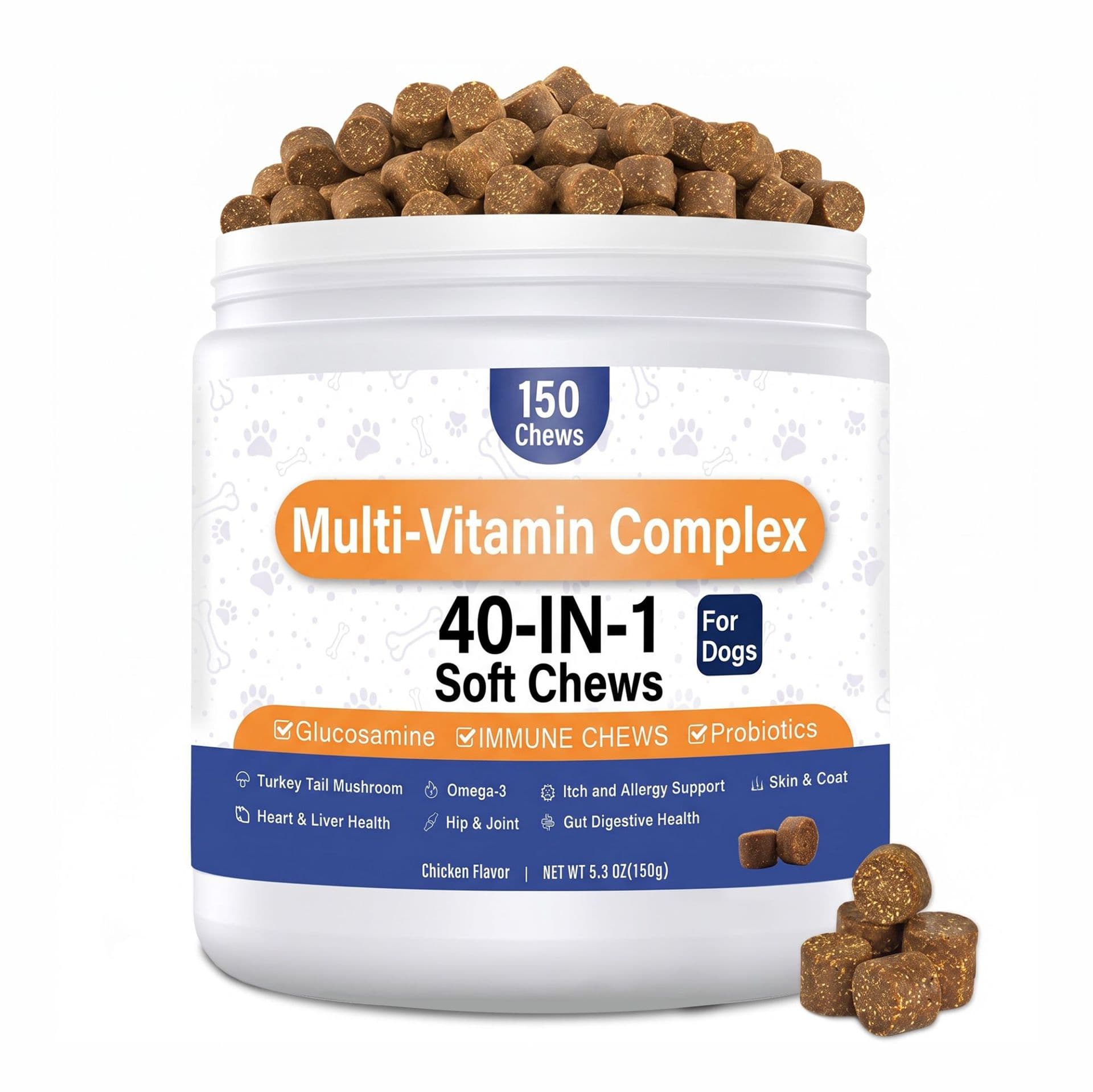 Dog 40-in-1 Multivitamin Chews — wholesale pet supplement