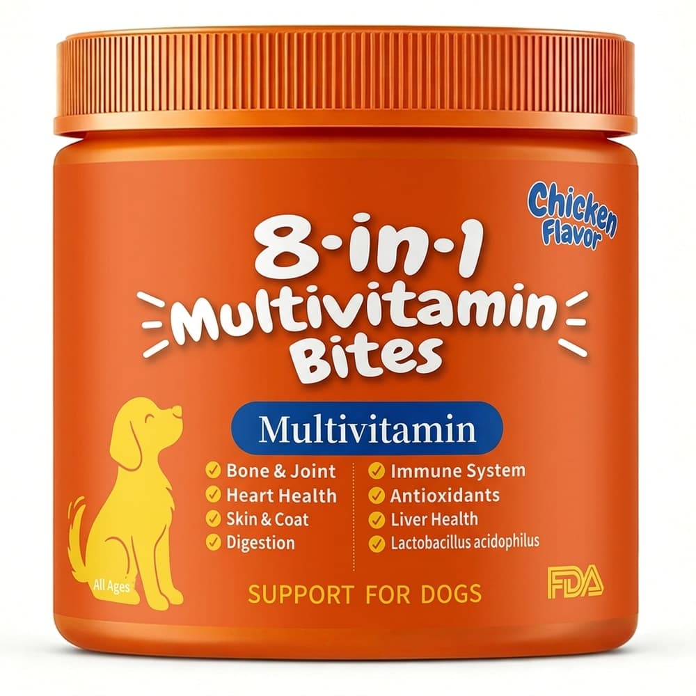 8-in-1 Multivitamin-Softkausnacks — Heimtier-Supplement im Großhandel