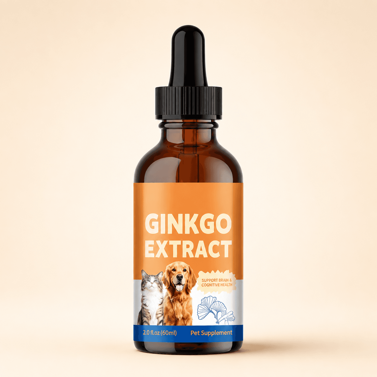 Ginkgo-Extrakt-Tropfen — Heimtier-Supplement im Großhandel