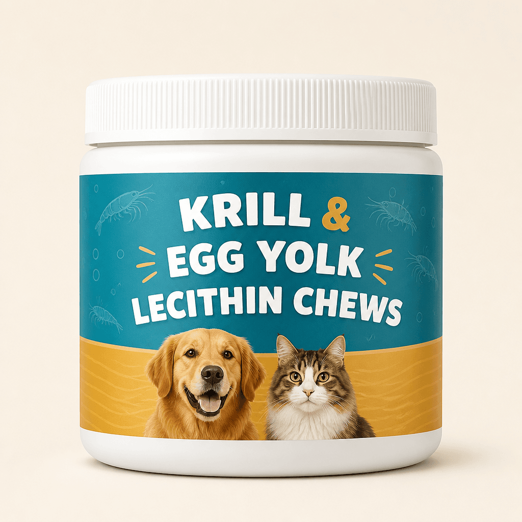 Friandises molles lécithine krill et jaune d'œuf — complément pour animaux en gros