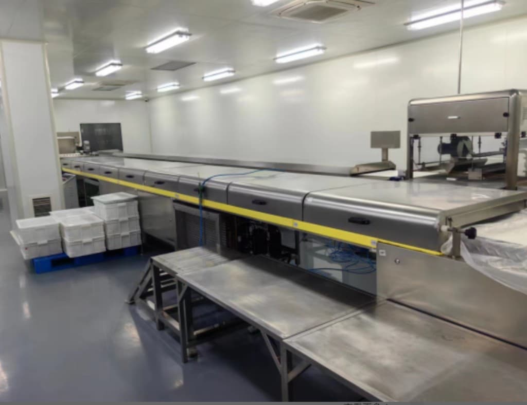 Automated stainless-steel packaging line
