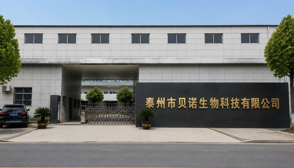 Factory gate at Shenzhen Enbeichong, Shenzhen, Guangdong